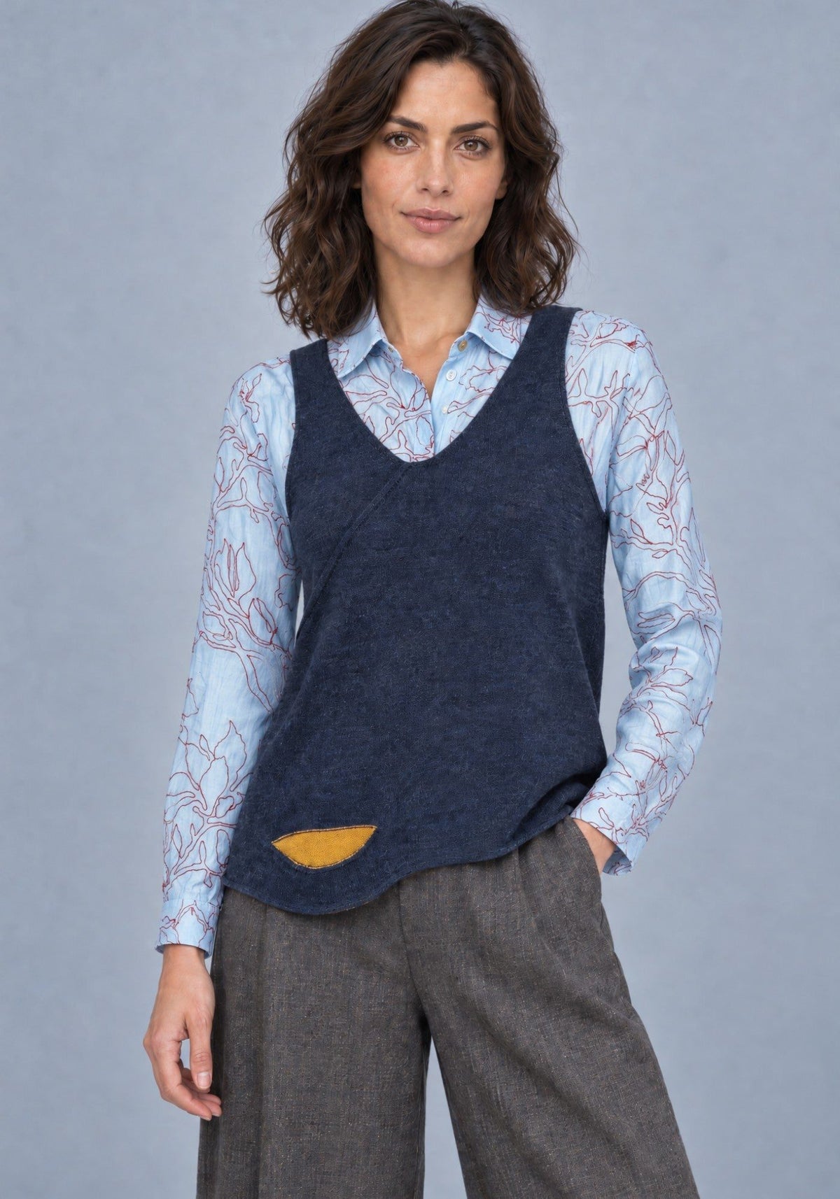 Knitwear Top Diagonal - Traces of Me