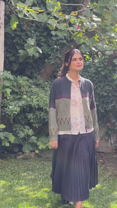 Bolero Moss Zip Dark Night