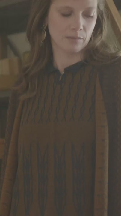 Top Key Polo Collar Amber