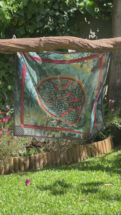 Scarf Square Indian Block