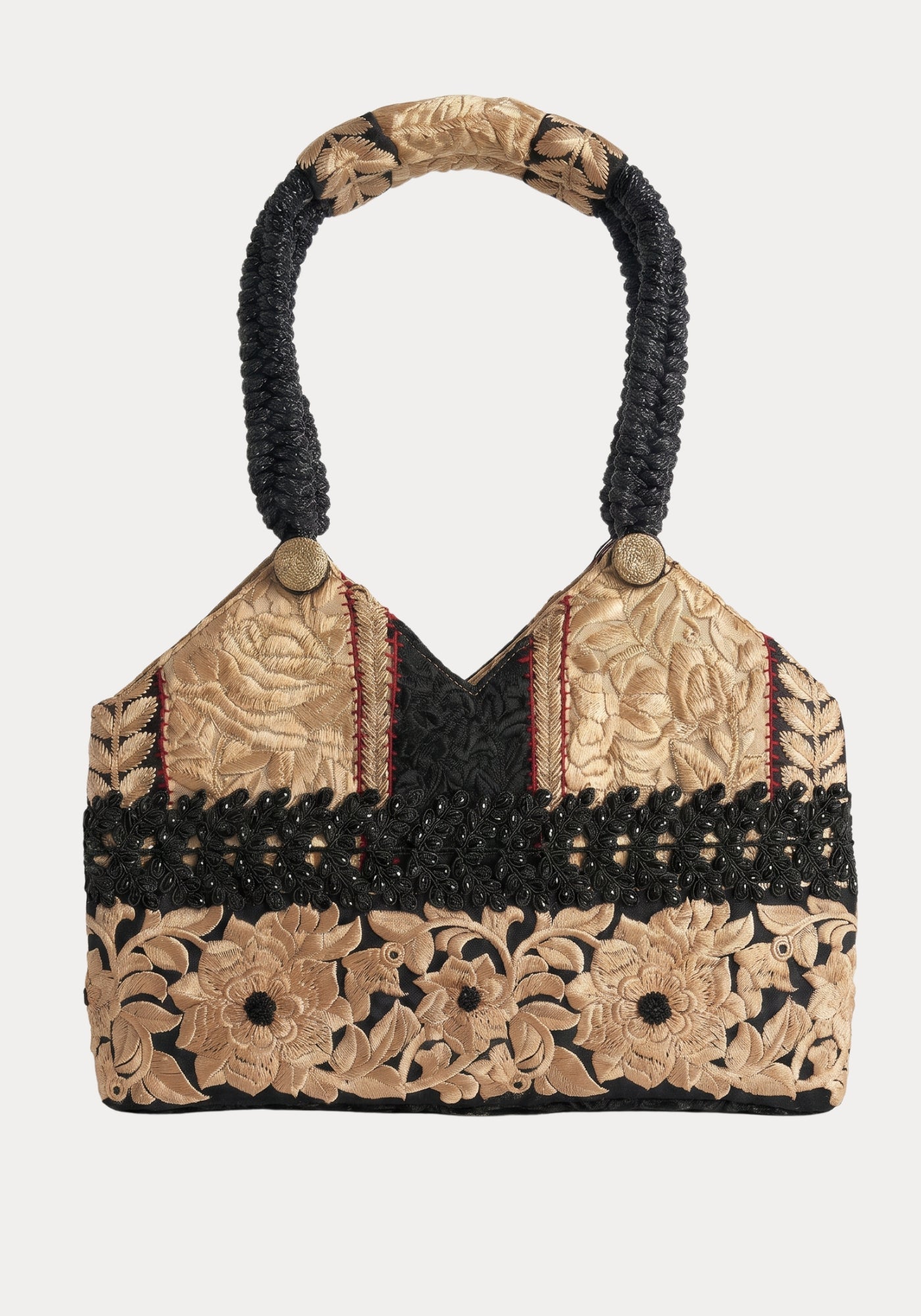 Purse Flowers Lace Ivory - Traces of Me