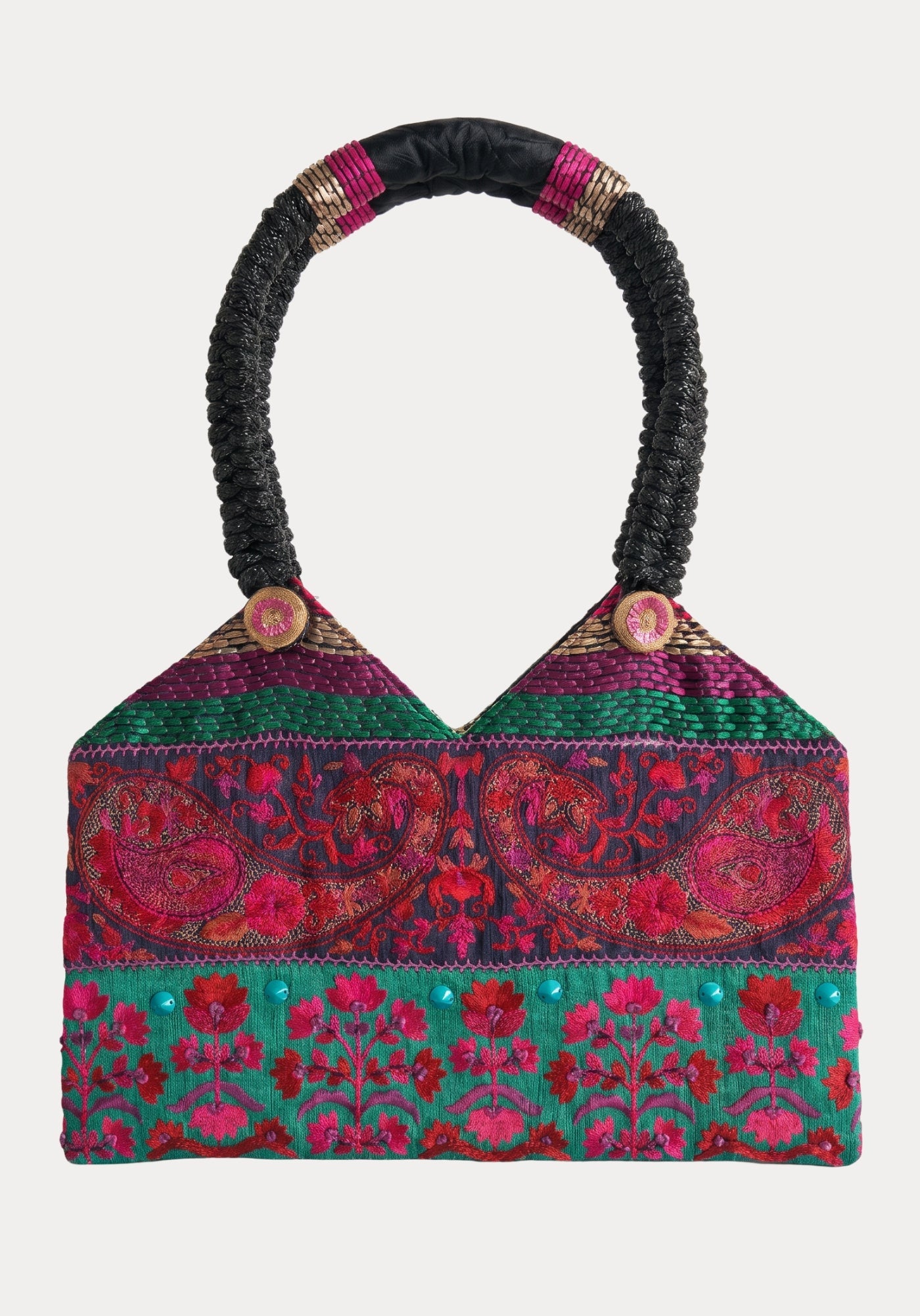 Purse Paisley Lace Fuschia - Traces of Me