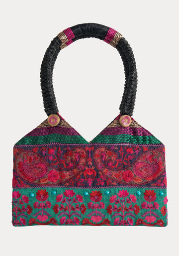 Purse Paisley Lace Fuschia - Traces of Me