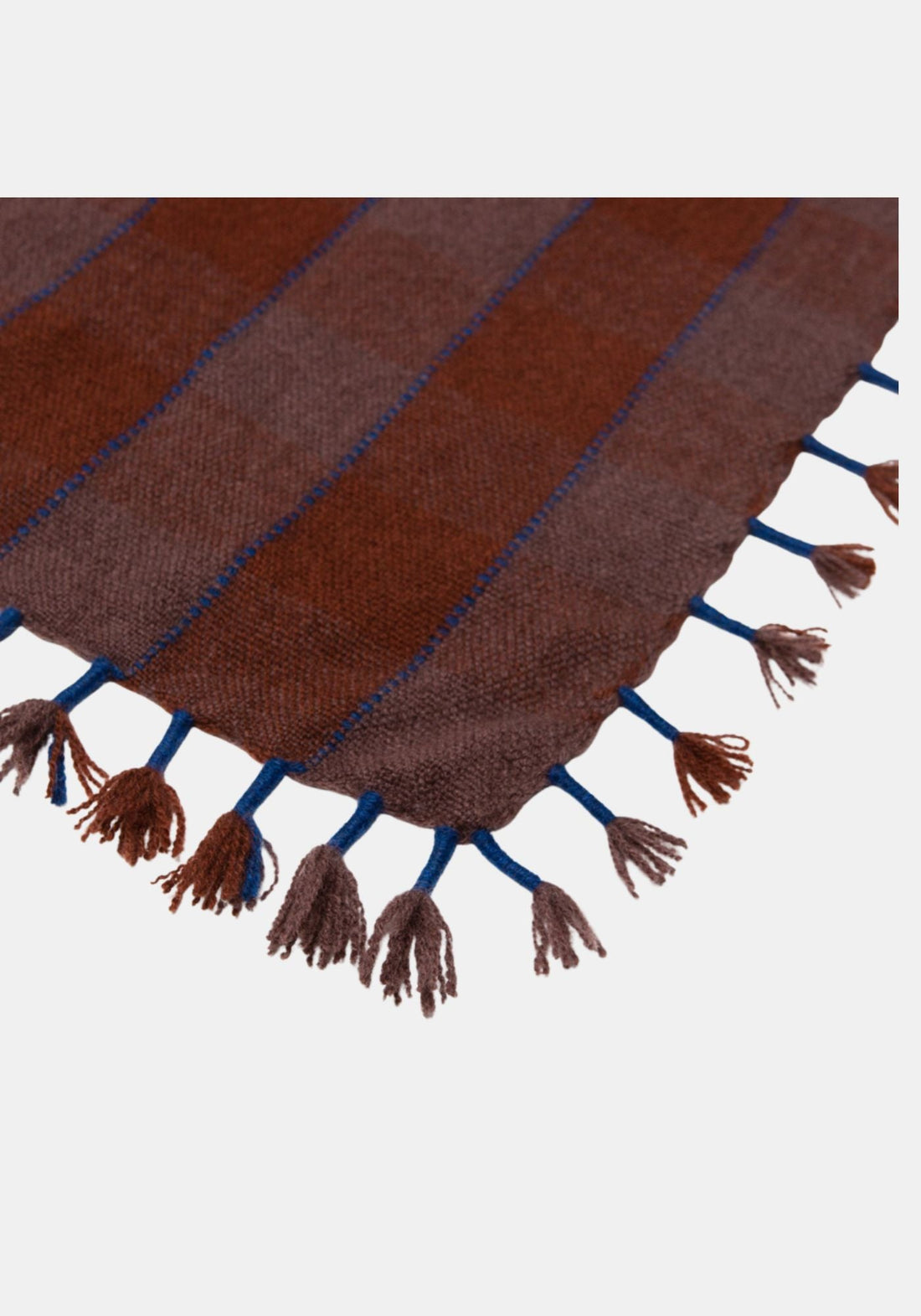 Scarf Triangle Rollo Squares Raisin l Cinnamon - Traces of Me