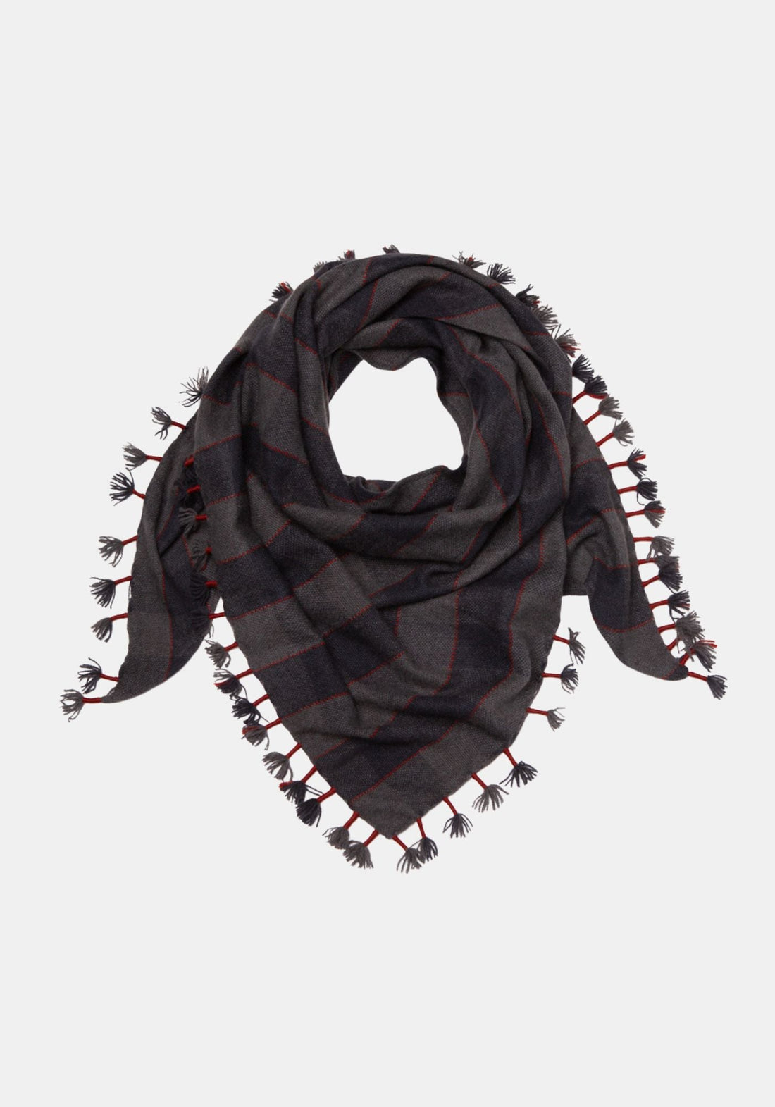 Scarf Triangle Rollo Squares Shadow l Dark Night - Traces of Me