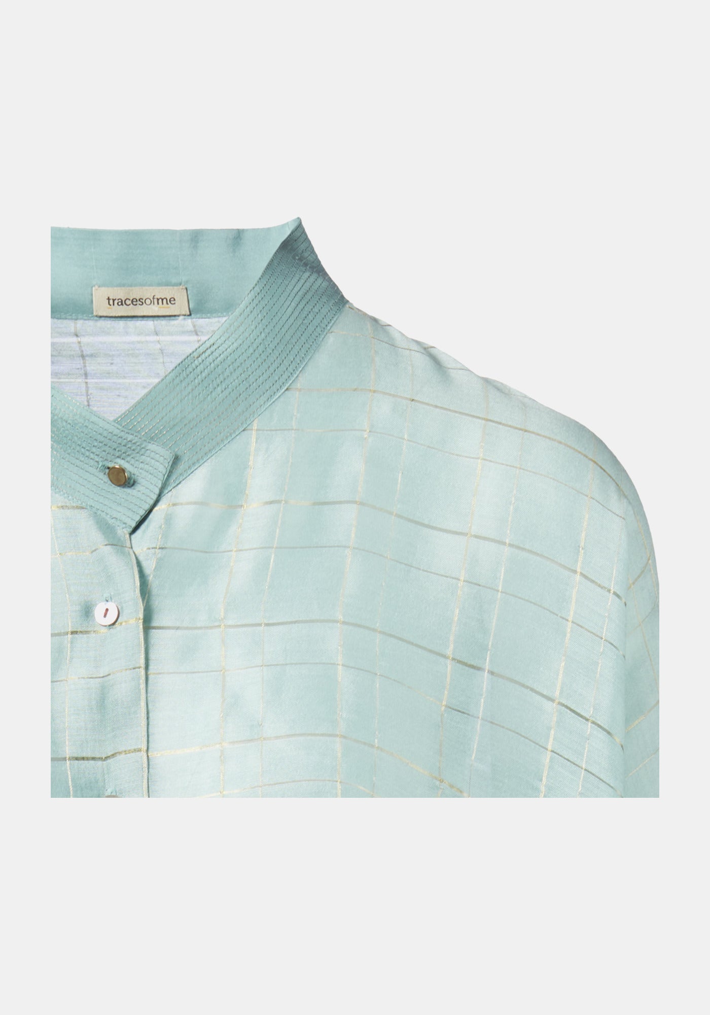 Shirt Aiko Golden Checks - Traces of Me