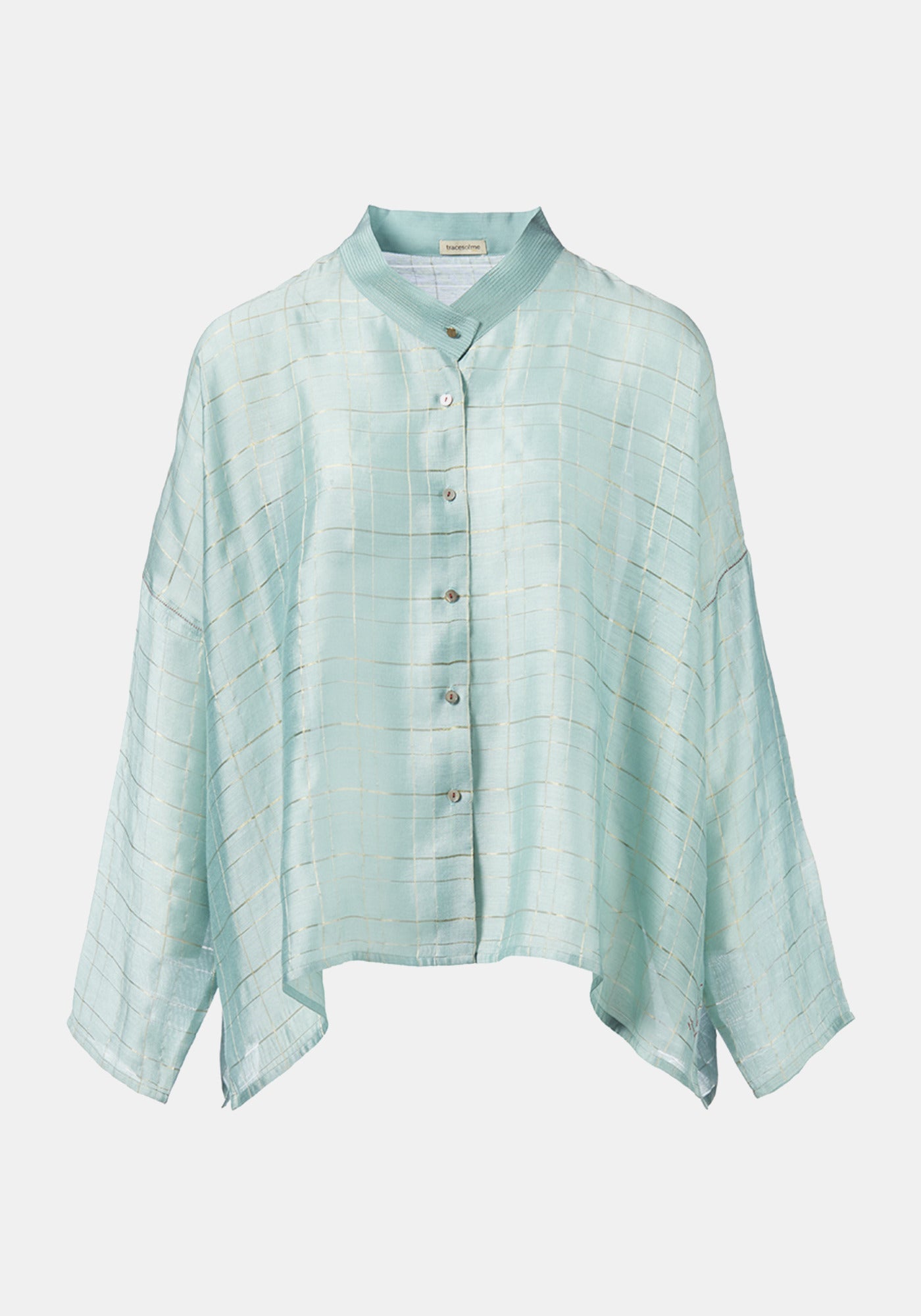 Shirt Aiko Golden Checks - Traces of Me