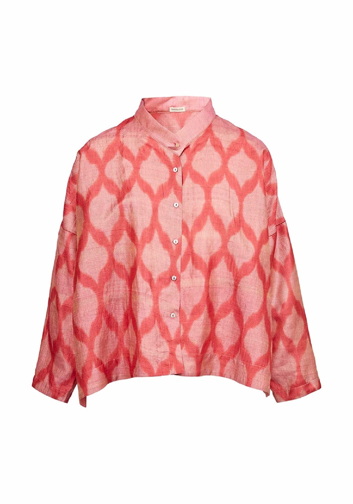 Camisa Aiko Ikat – vista frontal