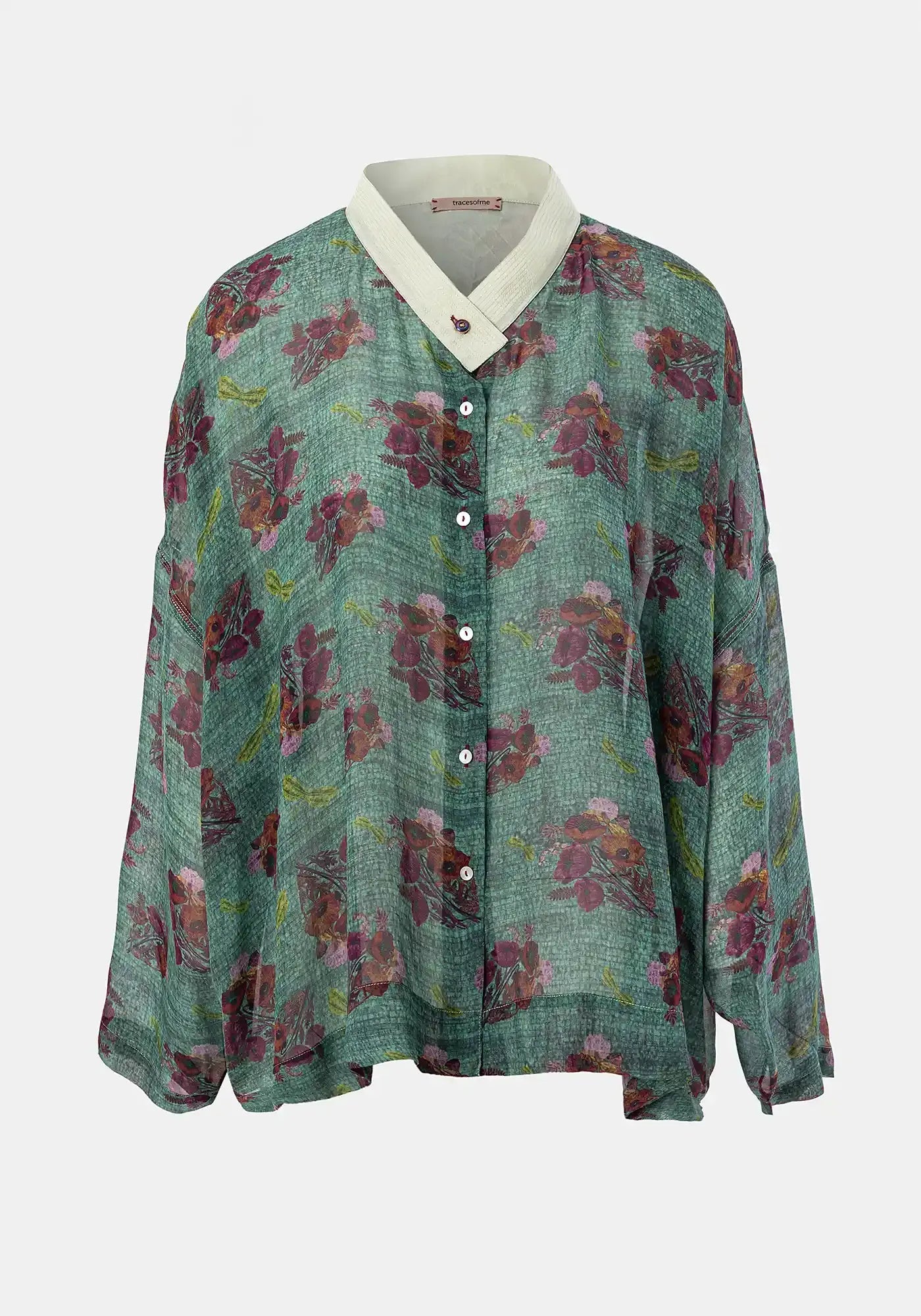 Shirt Aiko Poppies Bouquet - Traces of Me