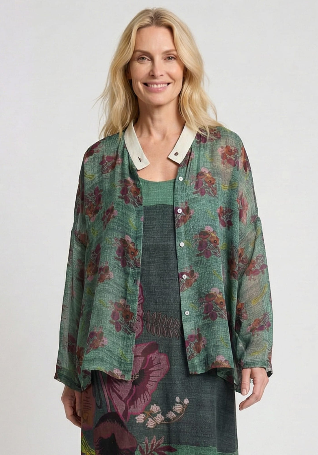 Shirt Aiko Poppies Bouquet - Traces of Me