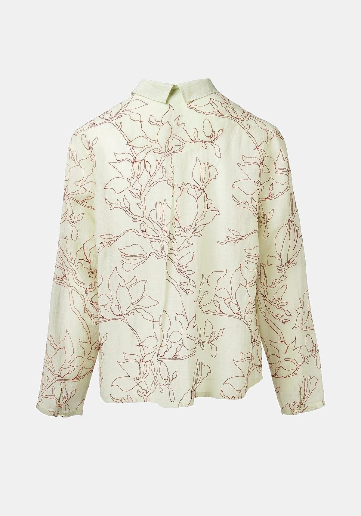 Camisa Anna Long Sleeves Magnolia Bok Joy – seda-mistura de algodão, vista alternativa | Traces of Me
