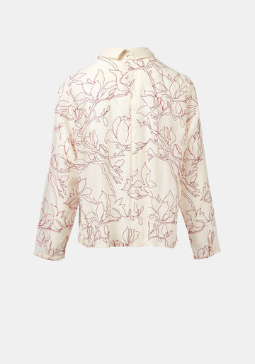 Camisa Anna Long Sleeves Magnolia Silver Green - Traces of Me