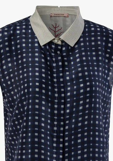 Shirt Anna Short Sleeves Watercolour Checks - Traces of Me