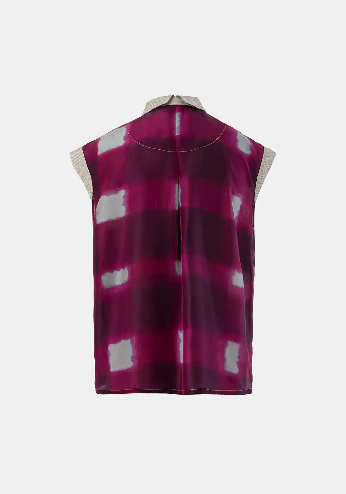 Shirt Anna Short Sleeves Watercolour Checks - Traces of Me