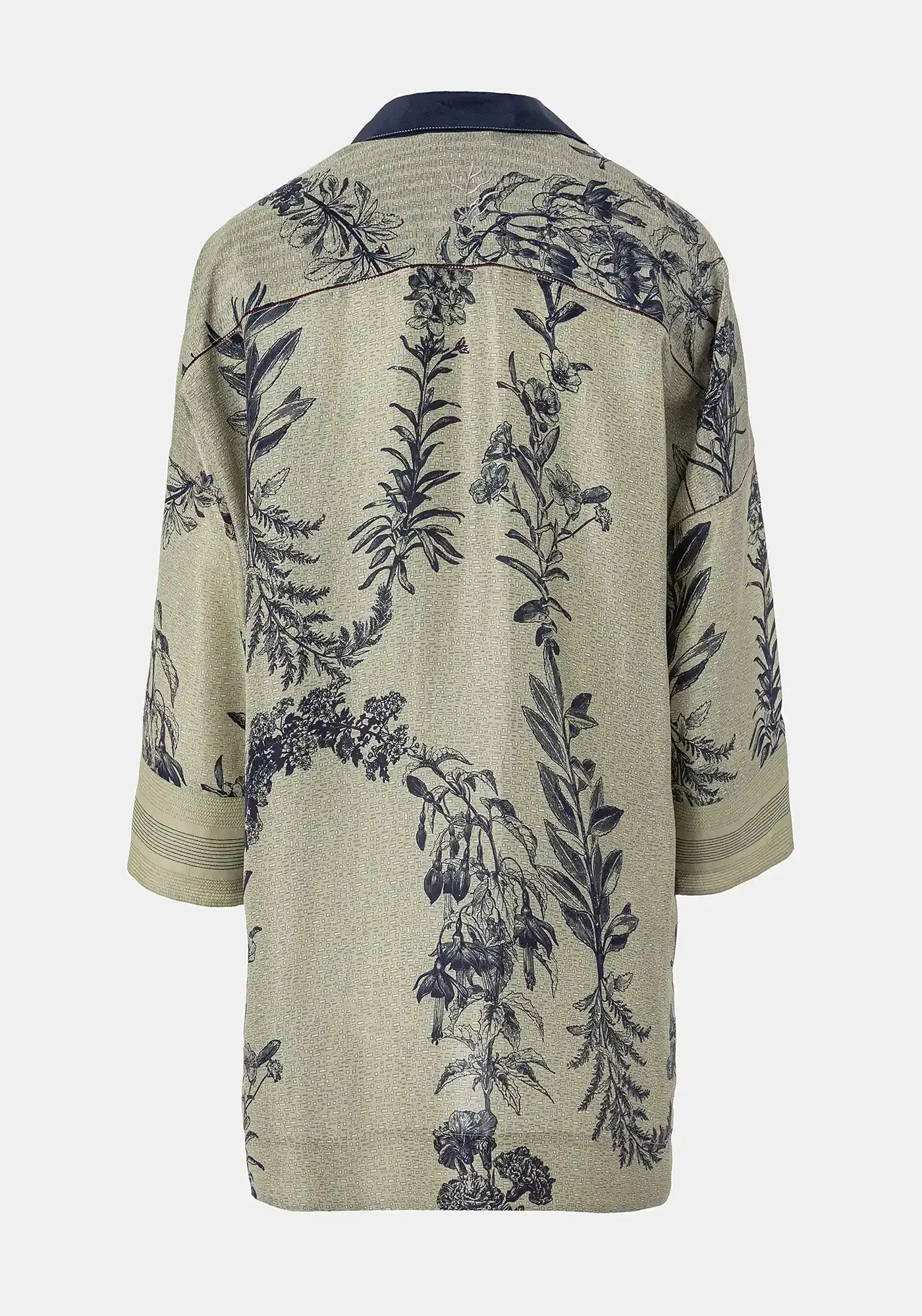 Shirt Botanic Long Cuffs Flowers Crown - Traces of Me