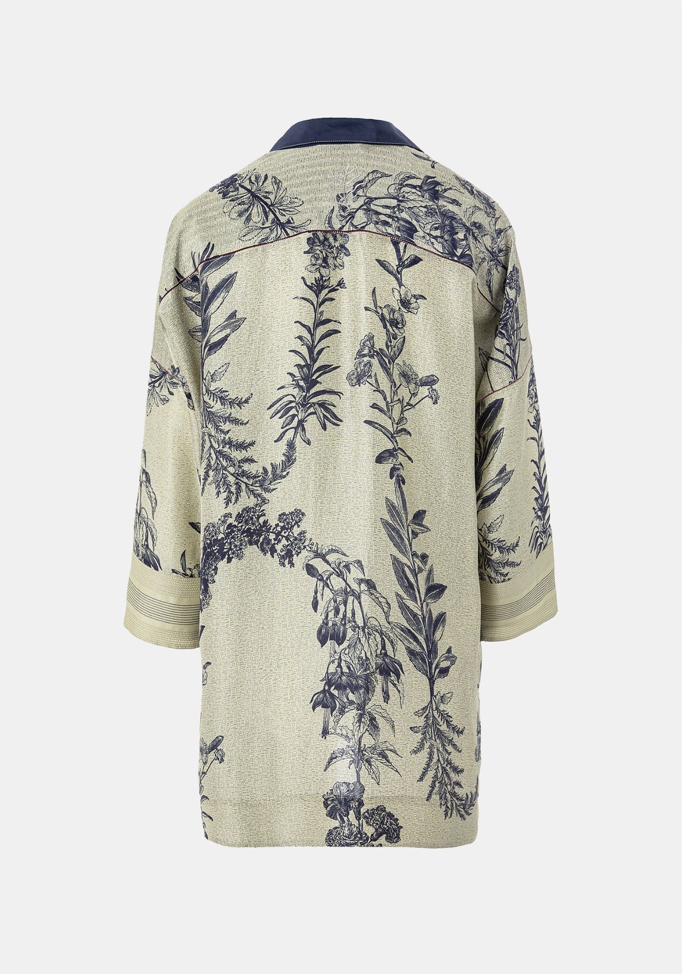 Shirt Botanic Long Cuffs Flowers Crown - Traces of Me