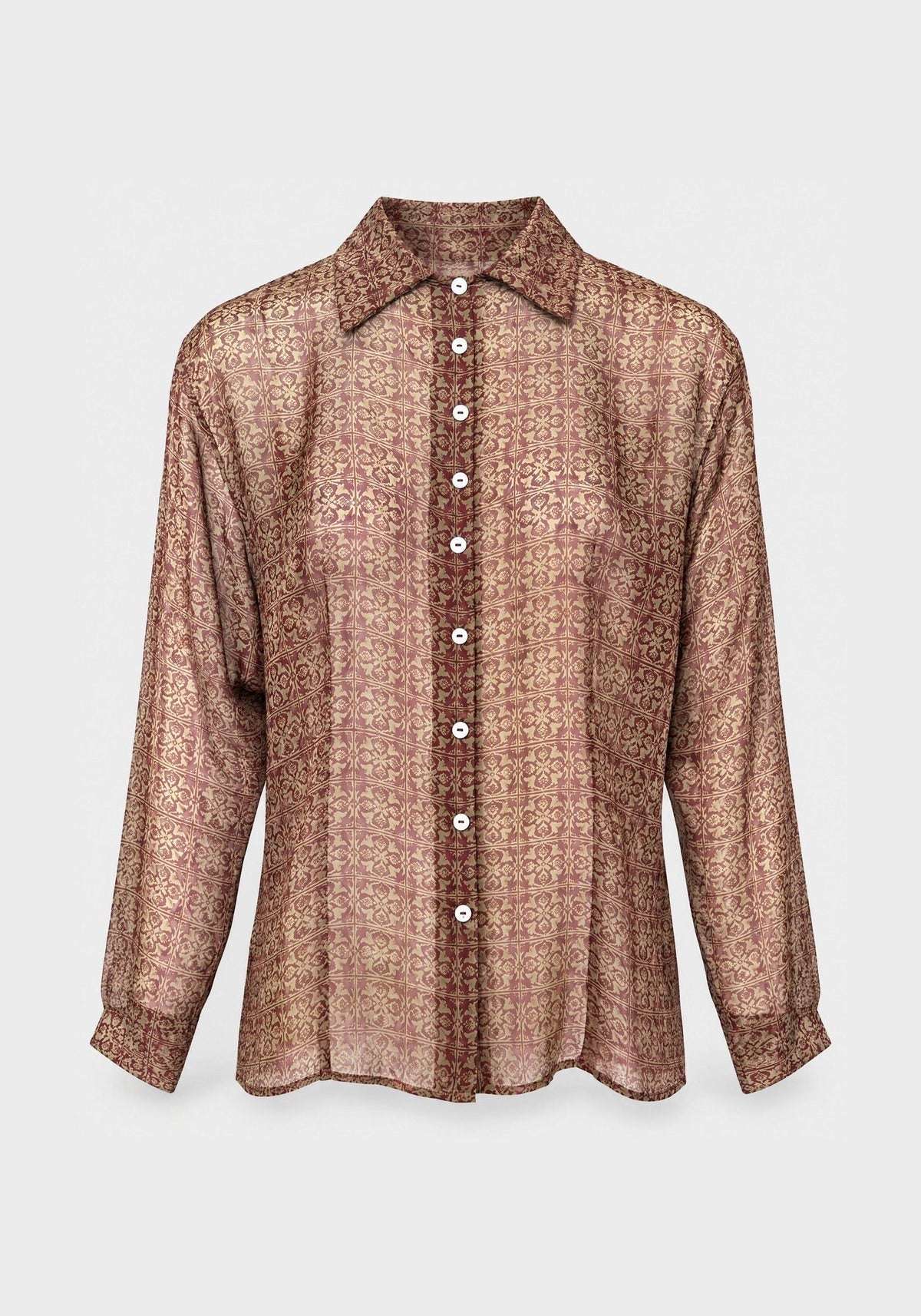 Shirt Chic Indian Grid - Traces of Me