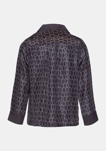 Shirt Classic Bee Charcoal - Traces of Me
