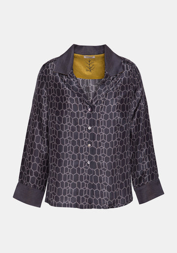 Shirt Classic Bee Charcoal - Traces of Me
