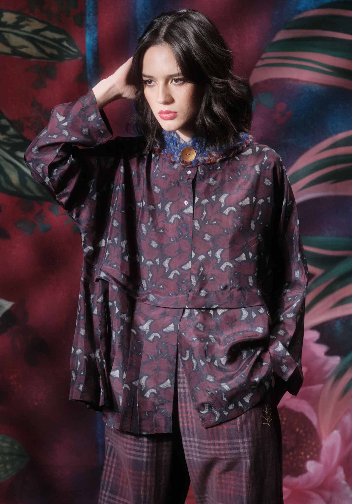 Camisa Isabella Leaves - Traces of Me