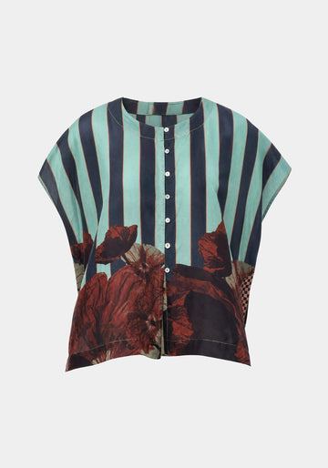 Shirt Lang Flowers - Traces of Me