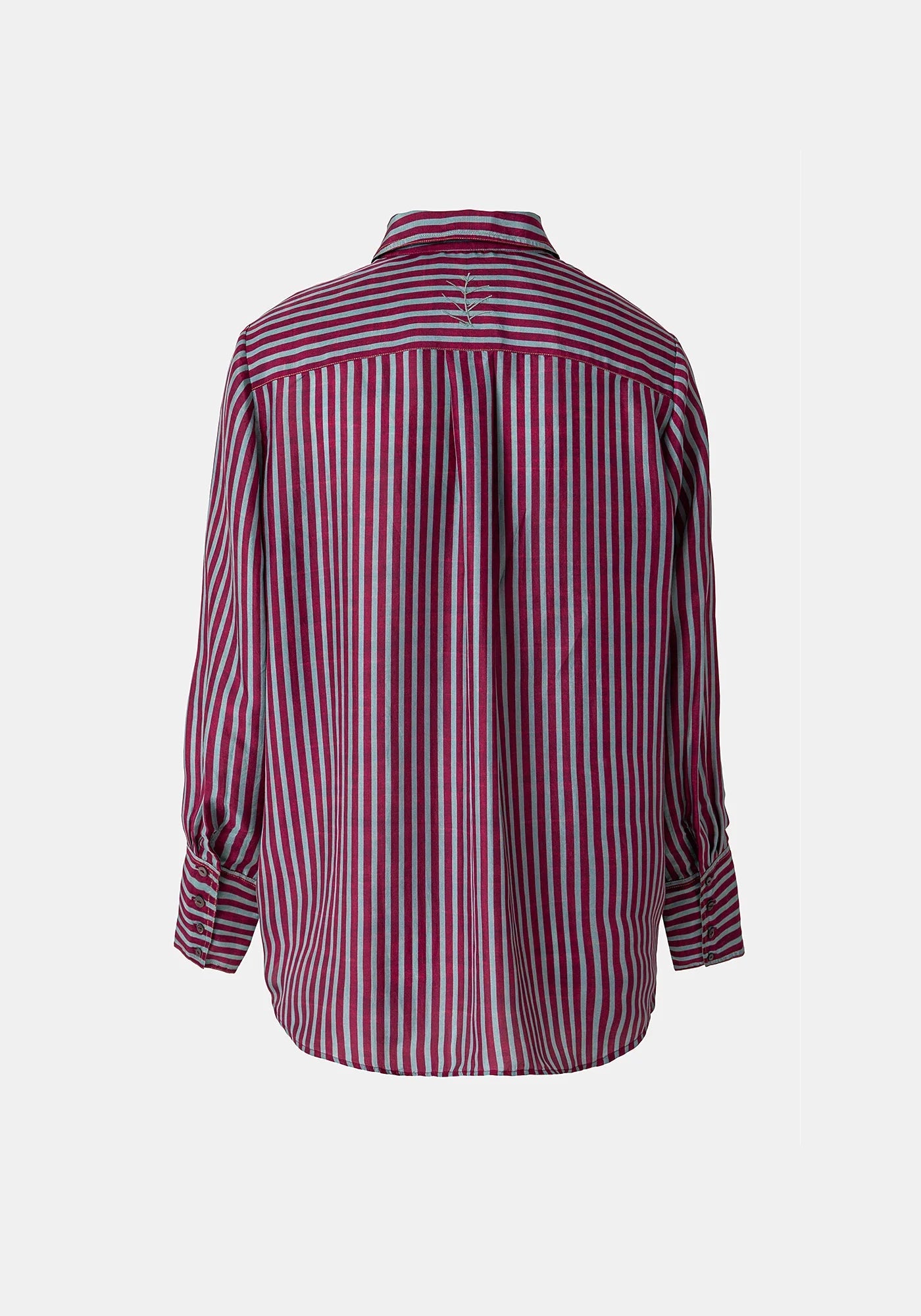 Shirt Simple Stripes Beet Red - Traces of Me