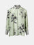 Shirt Simple Taj Flowers Silver Green - Traces of Me