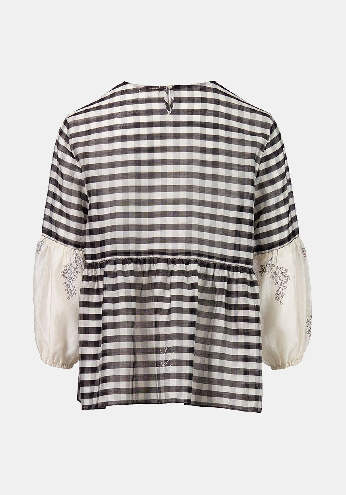Camisa Tessy Vichy – vista de trás