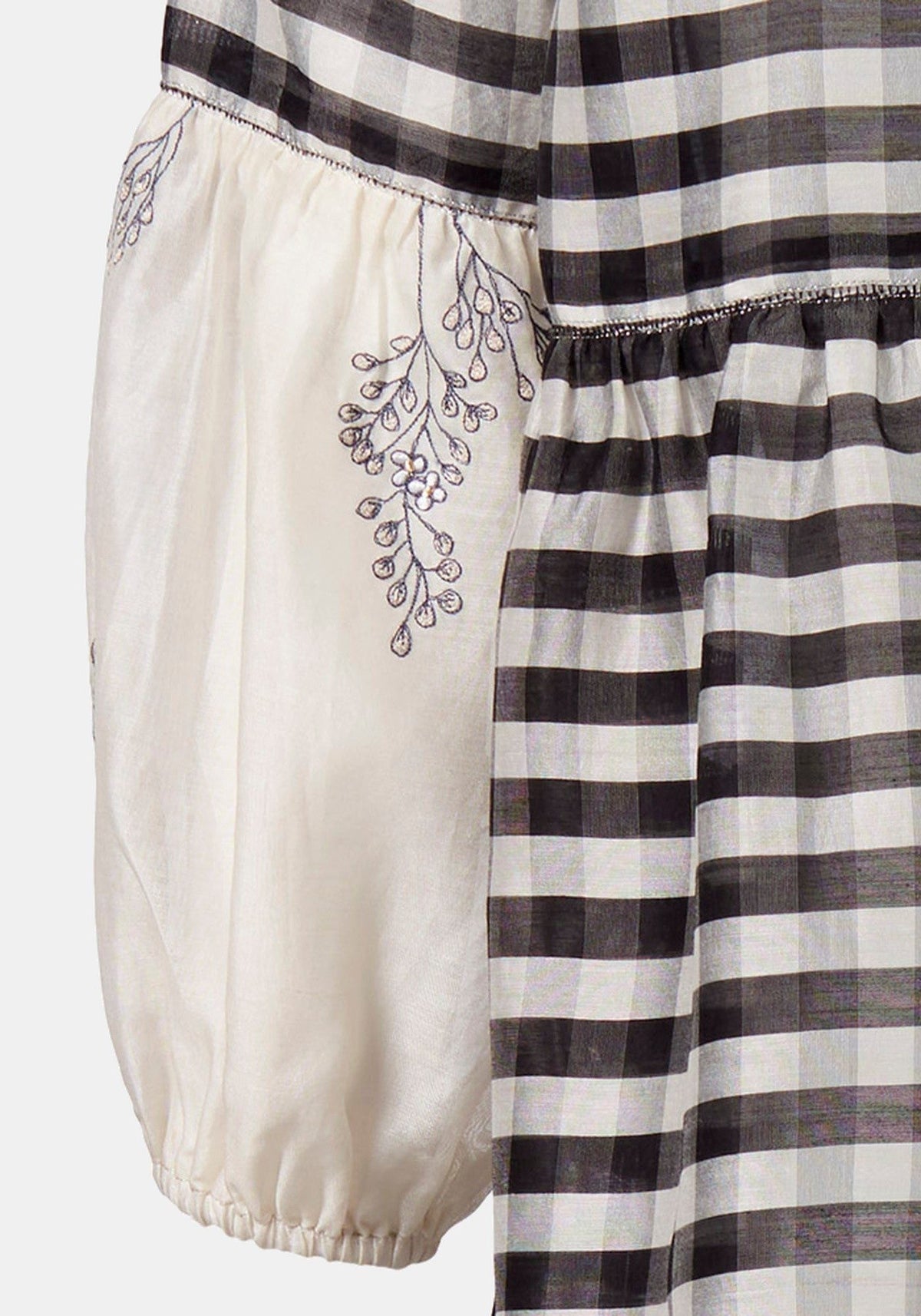 Camisa Tessy Vichy – pormenor
