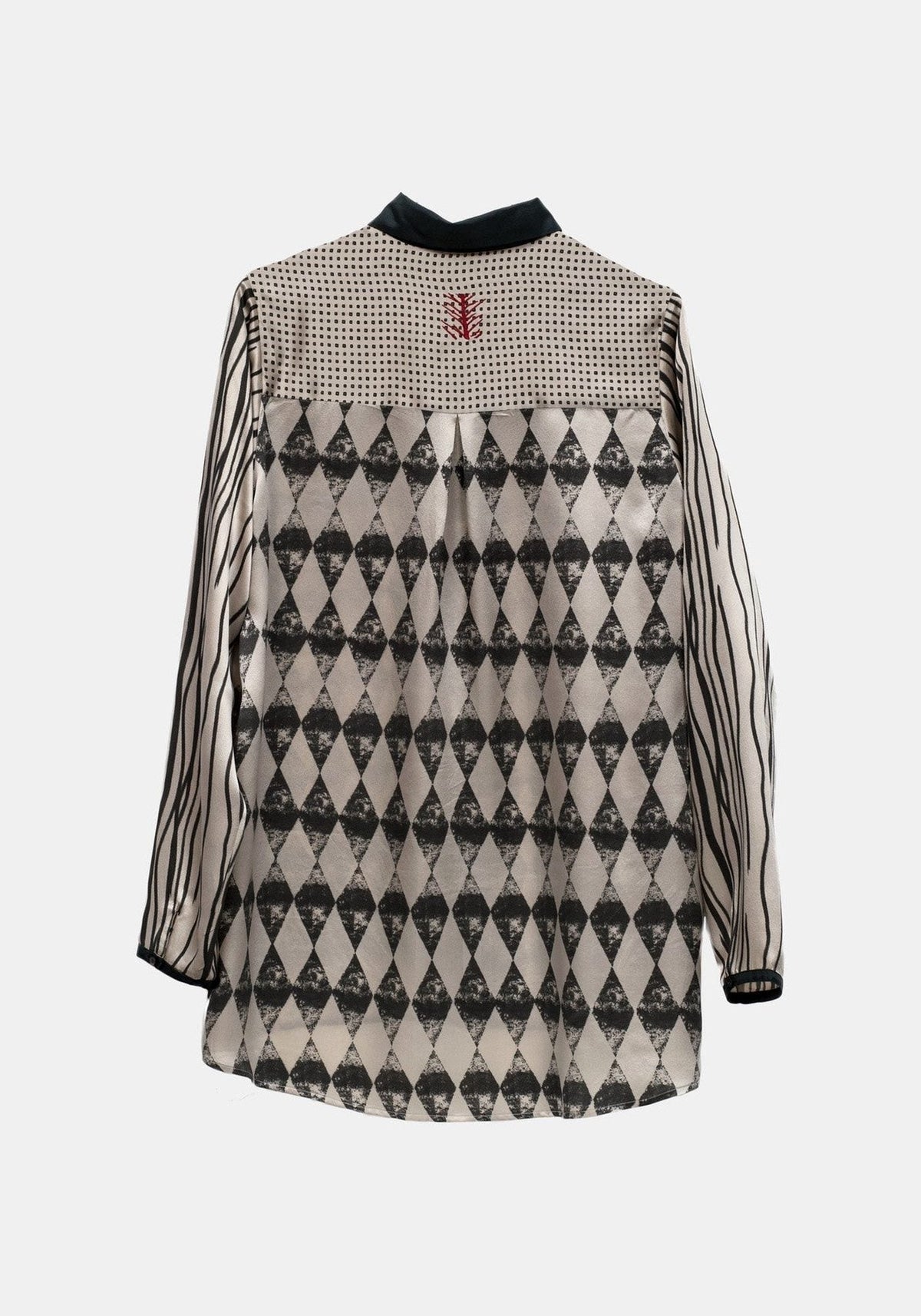 Shirt Traditional Silk Satin - Traces of Me