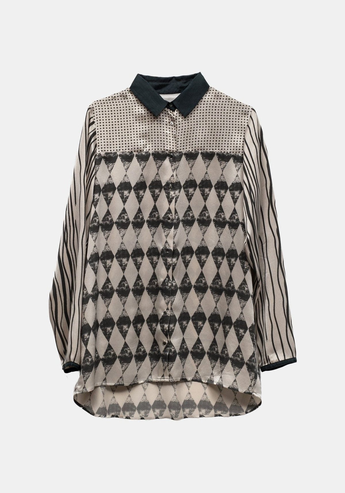 Shirt Traditional Silk Satin - Traces of Me