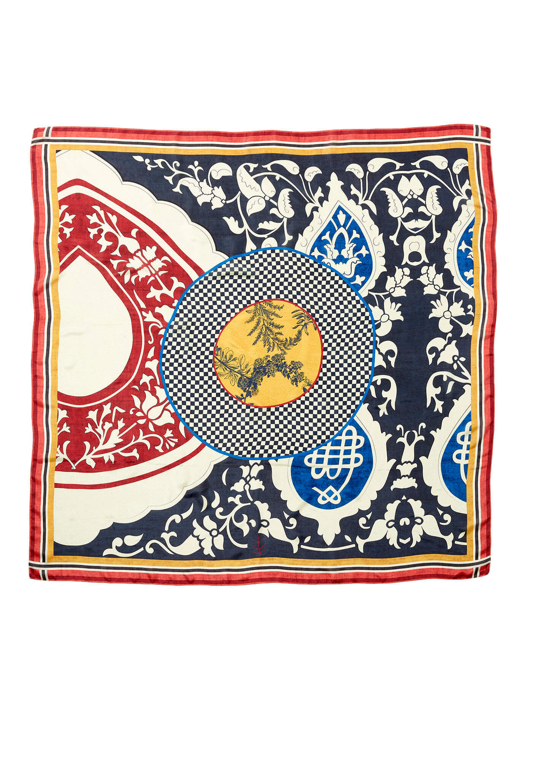Silk Scarf Square Ashabat - Traces of Me