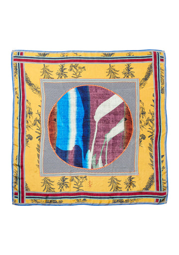 Silk Scarf Square Haka - Traces of Me