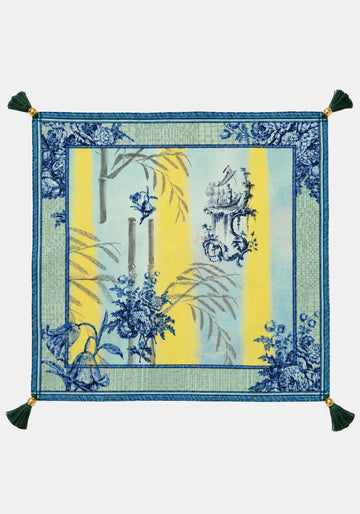 Silk Scarf Square Lake - Traces of Me