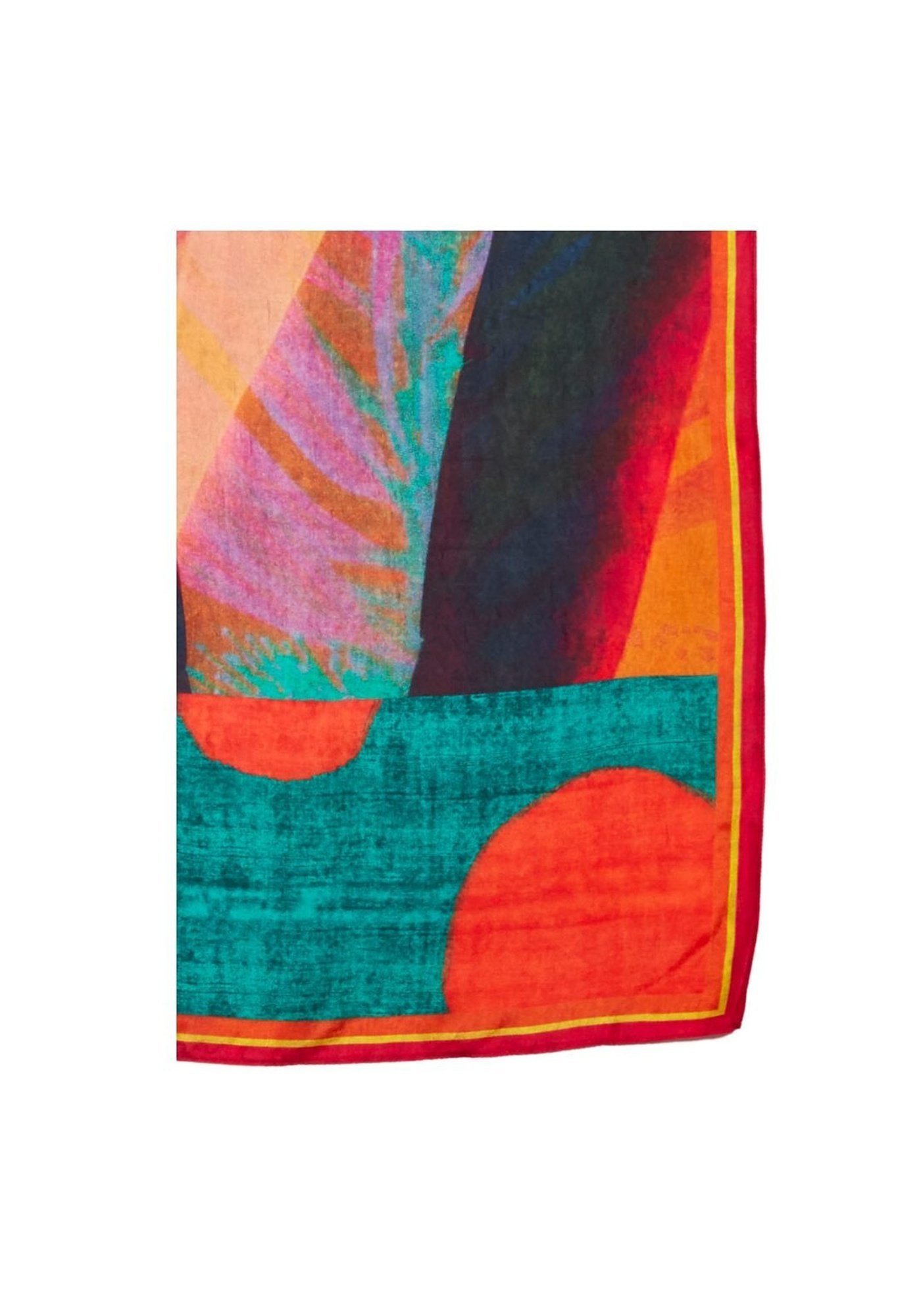 SIlk Scarf Square Nyiri Desert - Traces of Me