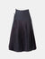Skirt Overlap Pleated Charcoal - Traces of Me