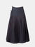 Skirt Overlap Pleated Charcoal - Traces of Me
