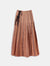 Skirt Pleated Overlap Stripes - Traces of Me
