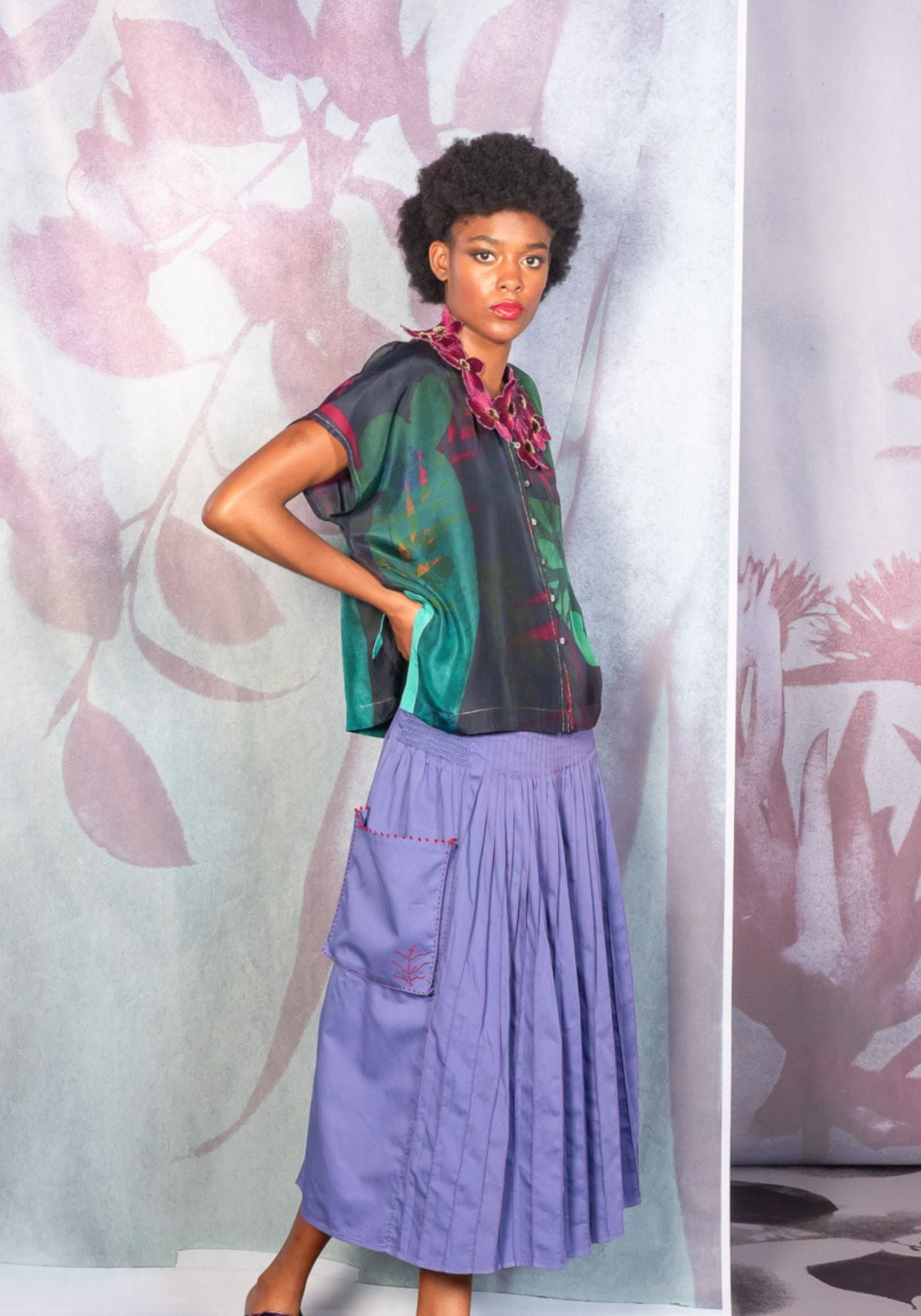 Skirt Virginia Jacaranda - Traces of Me