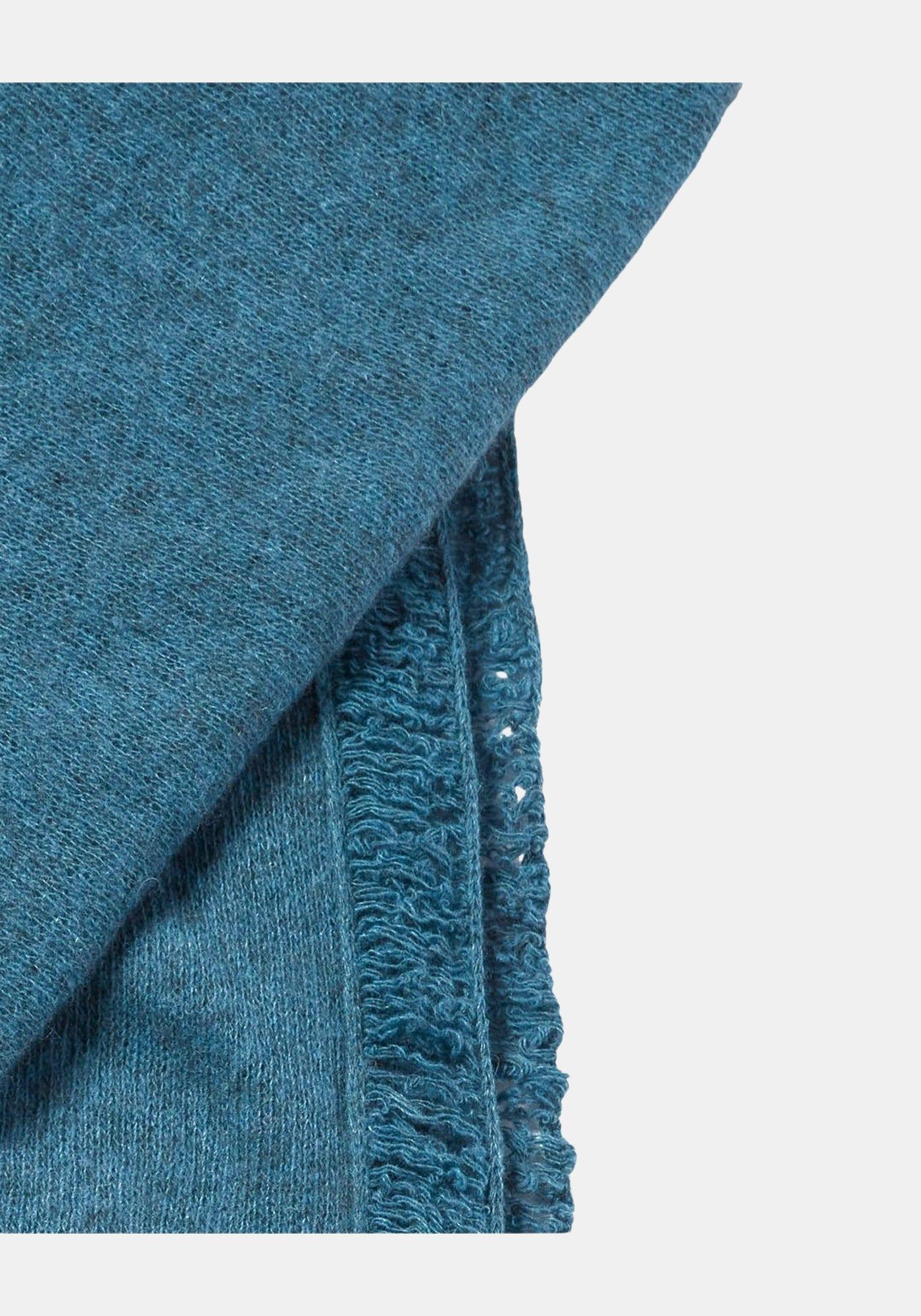 Throw Knited Felt Teal - Traces of Me