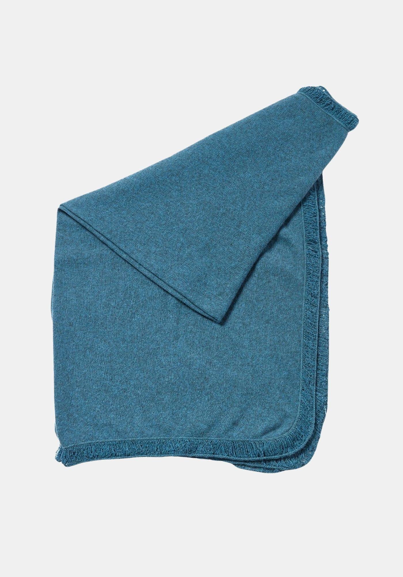 Throw Knited Felt Teal - Traces of Me