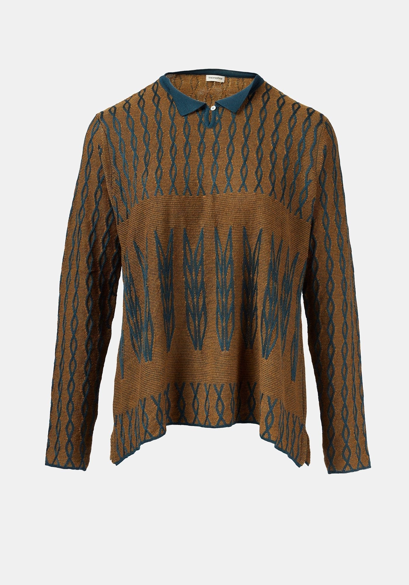 Top Key Polo Collar Amber - Traces of Me