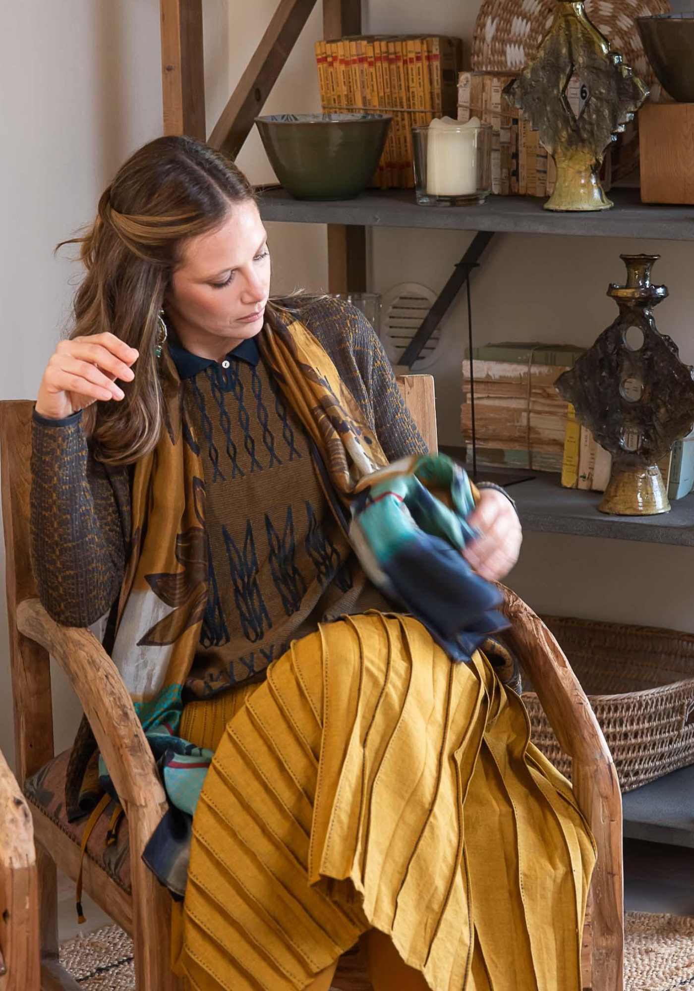 Top Key Polo Collar Amber - Traces of Me