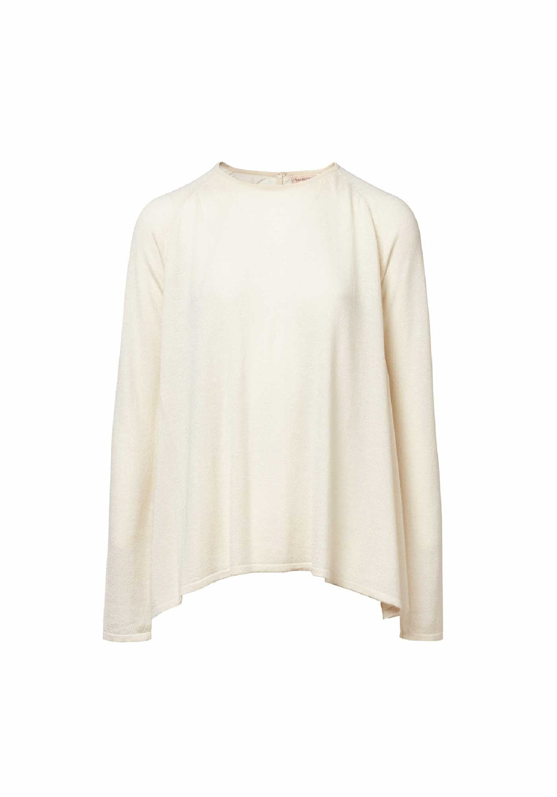 Top Key Round Neck Long Sleeves Natural - Traces of Me