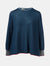 Top Key Round Neck Navy - Traces of Me