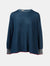 Top Key Round Neck Navy - Traces of Me