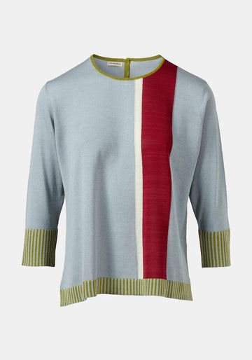 Top Key Round Neck Stripe - Traces of Me
