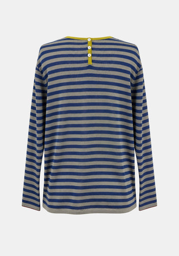 Top Key Round Neck Stripes - Traces of Me