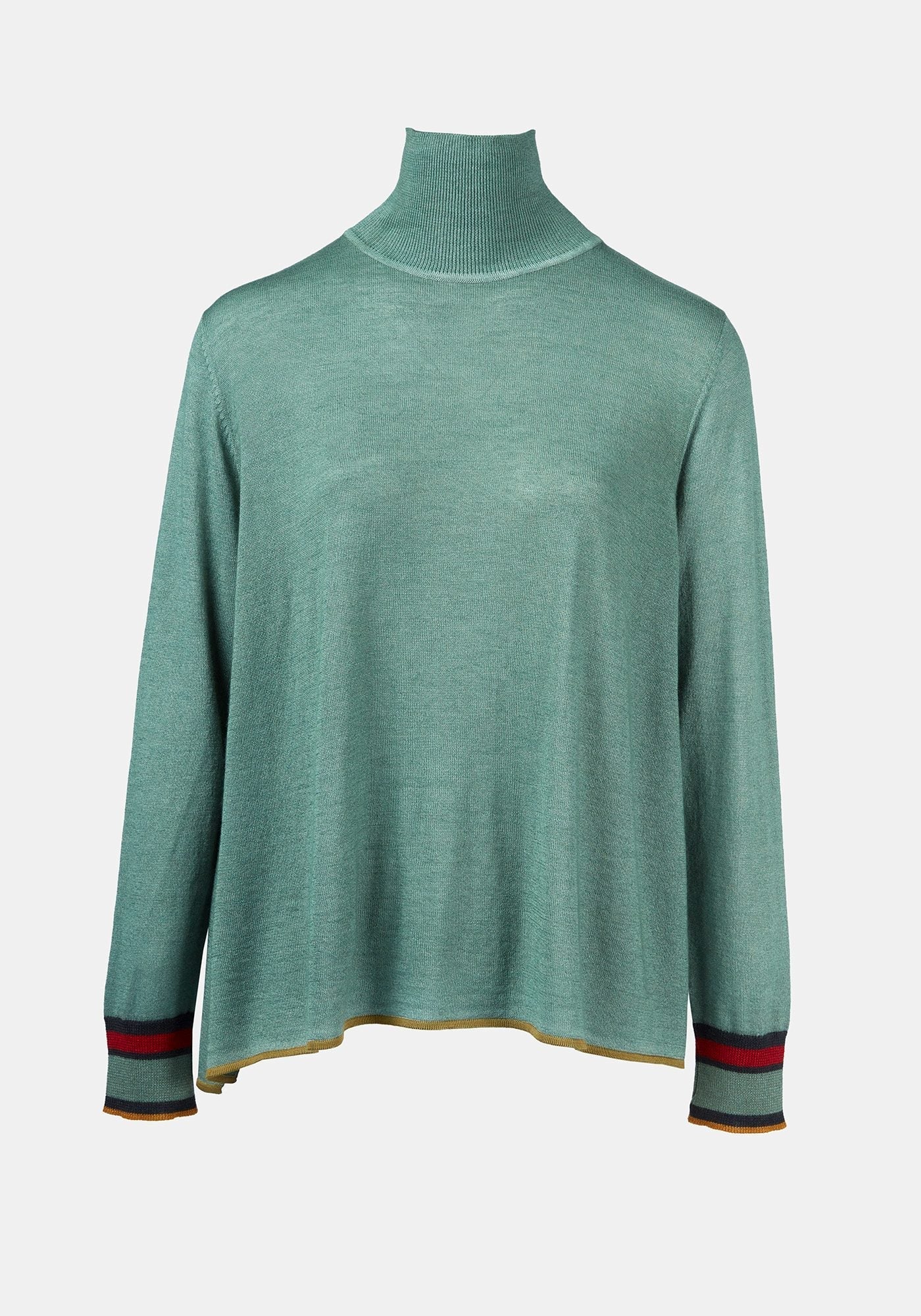 Top Key Turtle Neck Malachite Green - Traces of Me