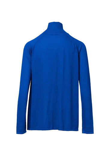 Top Key Turtle Neck Saphire – cashmere-silk blend, alternate view | Traces of Me